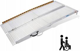 Sulankstoma aliumininė rampa 183x72 cm, 362 kg vežimėliams, dviračiams, motorams, padėklams