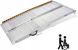 Sulankstoma aliuminio rampa motociklams ir vežimėliams 152x72 362kg