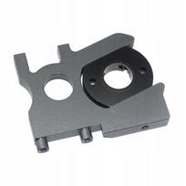 Titano pilkos spalvos metalinė variklio tvirtinimo plokštė Kyosho FS 1/8 RC bagio automobiliui