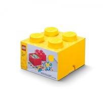 LEGO laikymo dėžė Block 4 geltona 25 cm 40031732