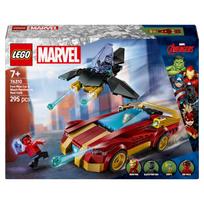 LEGO 76310 Marvel Super Heroes Iron Man ir Juodosios Panteros automobilis prieš Hulk