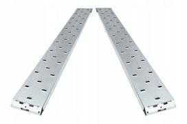 Plieninės rampinės bėgiai UNITRAILER priekabai, 250 cm, 1500 kg