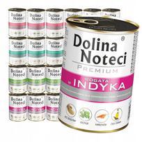 Šunų ėdalas Dolina Noteci Premium 24x400g, elniena, kalakutiena, veršiena, perlinių vištų mėsa