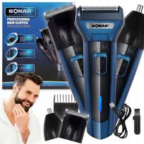 Belaidis plaukų kirpimo aparatas Sonar 3-in-1 Professional