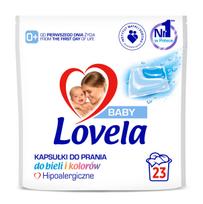 Skalbimo kapsulės Lovela Colour and White, 23 vnt., hipoalerginės