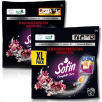 Skalbimo kapsulės Sofin Dark Black, 66 skalbimų, spalvų apsauga