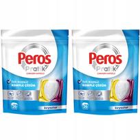 Skalbimo kapsulės PEROS PRAKTIK White, 26 vnt., 2 pakuotės