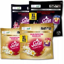 Skalbimo kapsulės Sofin Dark Black, spalvų apsauga, MIX, 66x2