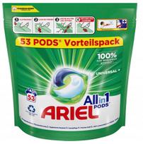 Skalbimo kapsulės ARIEL All in1 UNIVERSAL 53 vnt.