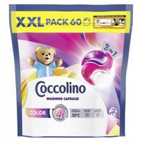 Skalbimo kapsulės spalvotiems audiniams Coccolino 3 in 1, 60 skalbimų, 1038 g