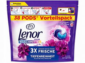 Skalbimo kapsulės Lenor 3in1 Color Blütentraum, 38 vnt.