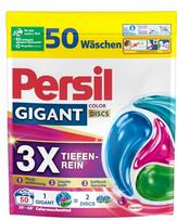 Skalbimo kapsulės Persil Giant Color Discs, 50 skalbimų, 1250 g