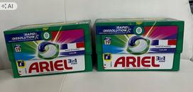 Skalbimo kapsulės Ariel Color 3in1, 19 vnt., 2 pakuotės