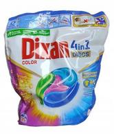Skalbimo kapsulės Dixan Disc Color 4in1, 35 vnt.