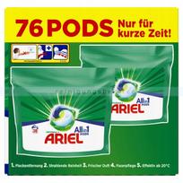 Skalbimo kapsulės Ariel Allin1 Universal, 76 vnt.