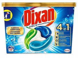 Skalbimo kapsulės Dixan Discs 4v1 Universal Extreme Power, 17 vnt.