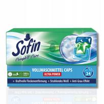 Skalbimo kapsulės SOFIN White and Light Ultra Power, 24 vnt.