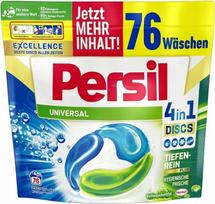 Skalbimo kapsulės Persil Discs 4in1 Universal, 76 vnt.