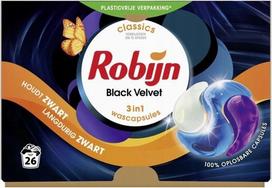 Skalbimo kapsulės Robijn Classics 3-in-1 Black Velvet, 26 vnt.
