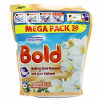 Skalbimo kapsulės BOLD su Lenor Jasmine and White Cedar, 38 vnt.