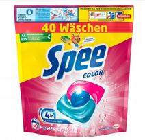 Skalbimo kapsulės Spee 4in1 Color Power, 40 skalbimų, 480g