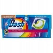 Skalbimo kapsulės spalvotiems audiniams Dash Salva Colore, 31 vnt.