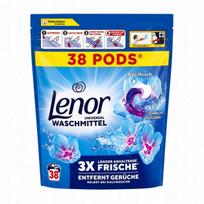Skalbimo kapsulės Lenor 3 in 1 Universal Aprilfrisch, 38 vnt.