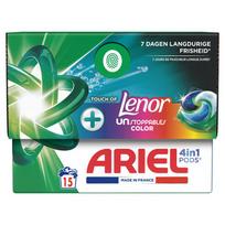 Skalbimo kapsulės Ariel Color 15 vnt.