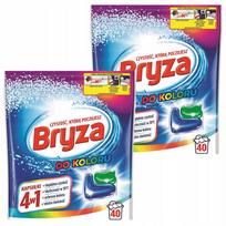 Skalbimo kapsulės Bryza Color 4in1 spalvotiems audiniams, 2 x 40 vnt. (80 skalbimų)