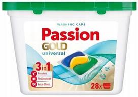 Skalbimo kapsulės Passion Gold Universal 3in1, 28 vnt.