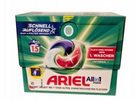 Skalbimo kapsulės Ariel All in 1 Universal, 15 vnt.