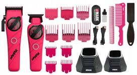 Kirpėjo rinkinys WMARK NG-8613 Pink, mašinėlė, trimeris, priedai
