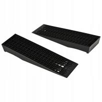Automobilių rampos HOMCOM, juodos, 70 x 19,5 x 7,8 cm, 3000 kg