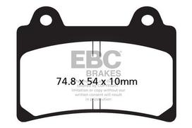 Motociklo stabdžių kaladėlės Yamaha TDM 850 (91-95) EBC Brakes FA123V