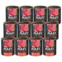 Šunų konservai Rafi su jautiena, 12 x 800 g