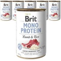 Šunų konservai Brit Mono Protein Lamb&Rice 6x400g