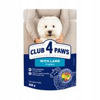 Šunų konservai CLUB 4 PAWS su aviena padaže, 100 g