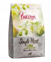 Sausas maistas šunims Purizon Single Meat lamb su žirniais ir apynių žiedais 1 kg