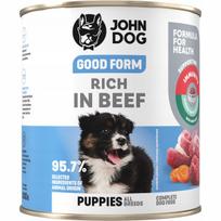 Šunų konservai John Dog Good Form su jautiena, 800 g