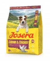 Sausas pašaras mažiems šunims JOSERA Mini Salmon & Chicken 900g