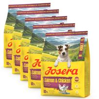 Sausas pašaras mažiems šunims Josera Mini Adult Salmon&Chicken 5x900g su lašiša ir vištiena