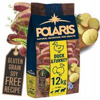 Sausas šunų maistas be grūdų 12 kg Polaris Super Premium, antis ir kalakutiena