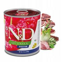 Šunų konservai Farmina ND QUINOA Digestion Adult 285g jautriai kasai