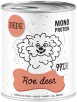 Šunų konservai su stirnienos baltymais PAKA PET PEPE 800g