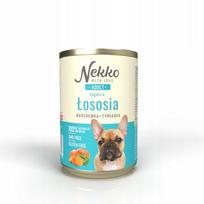 Šunų konservai Nekko Adult Salmon Carrot Thyme 400g