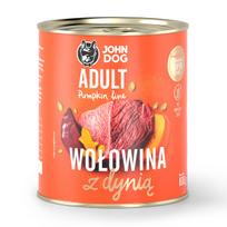 Šunų konservai John Dog su jautiena ir moliūgu 800g