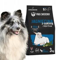 Sausas ėdalas PAKA ZWIERZAKA su ėriena ir cukinijomis S 3kg