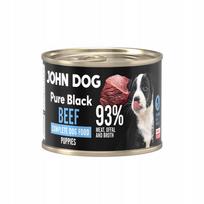 Šunų konservai John Dog Pure Black Junior Beef 200 g