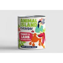 Šunų konservai Animal Island EVERYDAY TURKEY WITH LAMB, 800 g