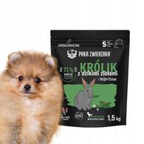Sausas maistas PAKA ZWIERZAKA Rabbit with wild herbs PUPPY S 1,5 kg